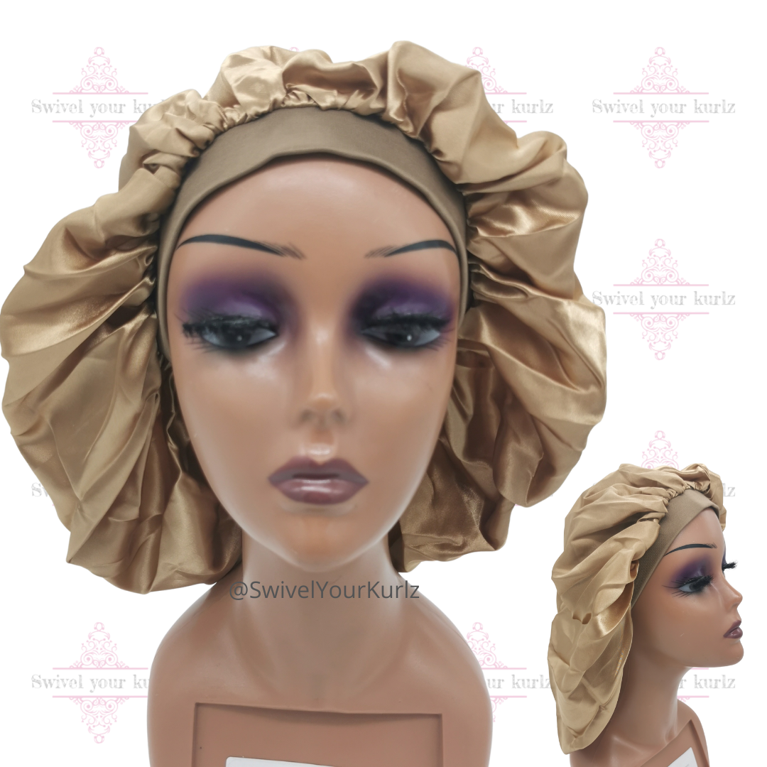 bonnet de satin Swivel Your Kurlz